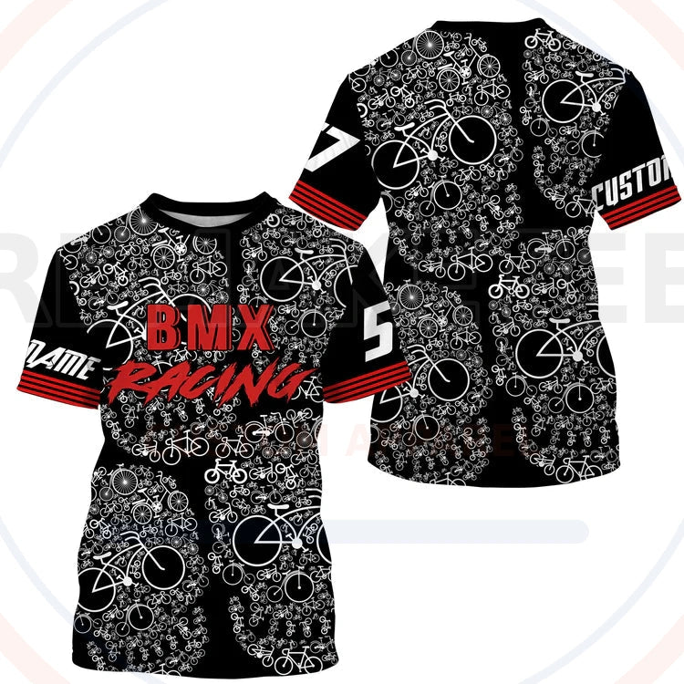 RemakeTee Custom Vintage Retro BMX Racing Jersey 866