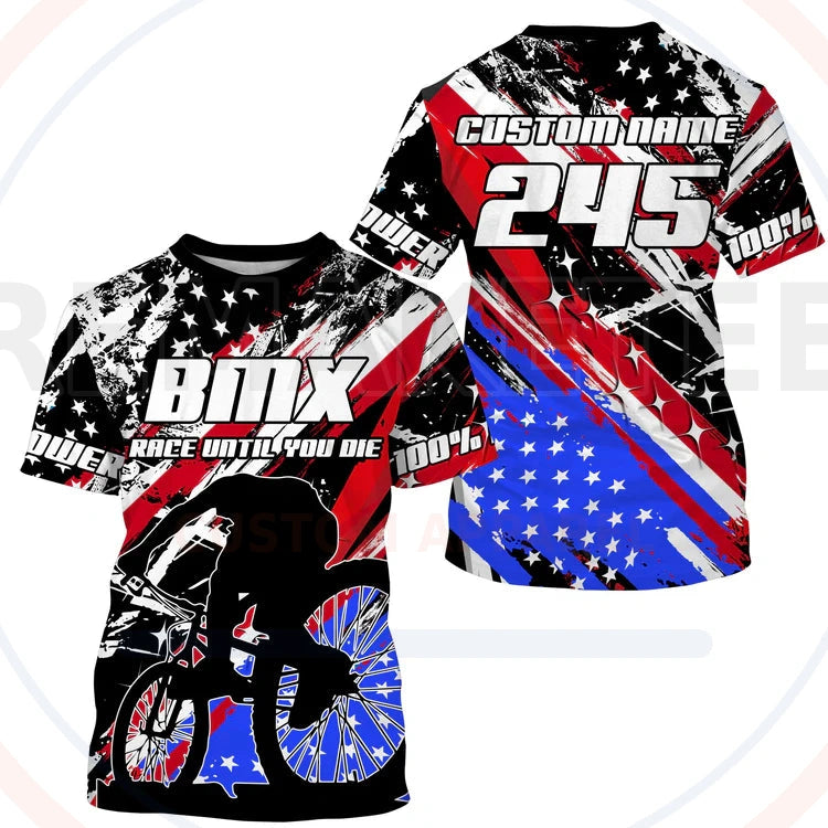 RemakeTee Custom Vintage Retro BMX Racing Jersey 867