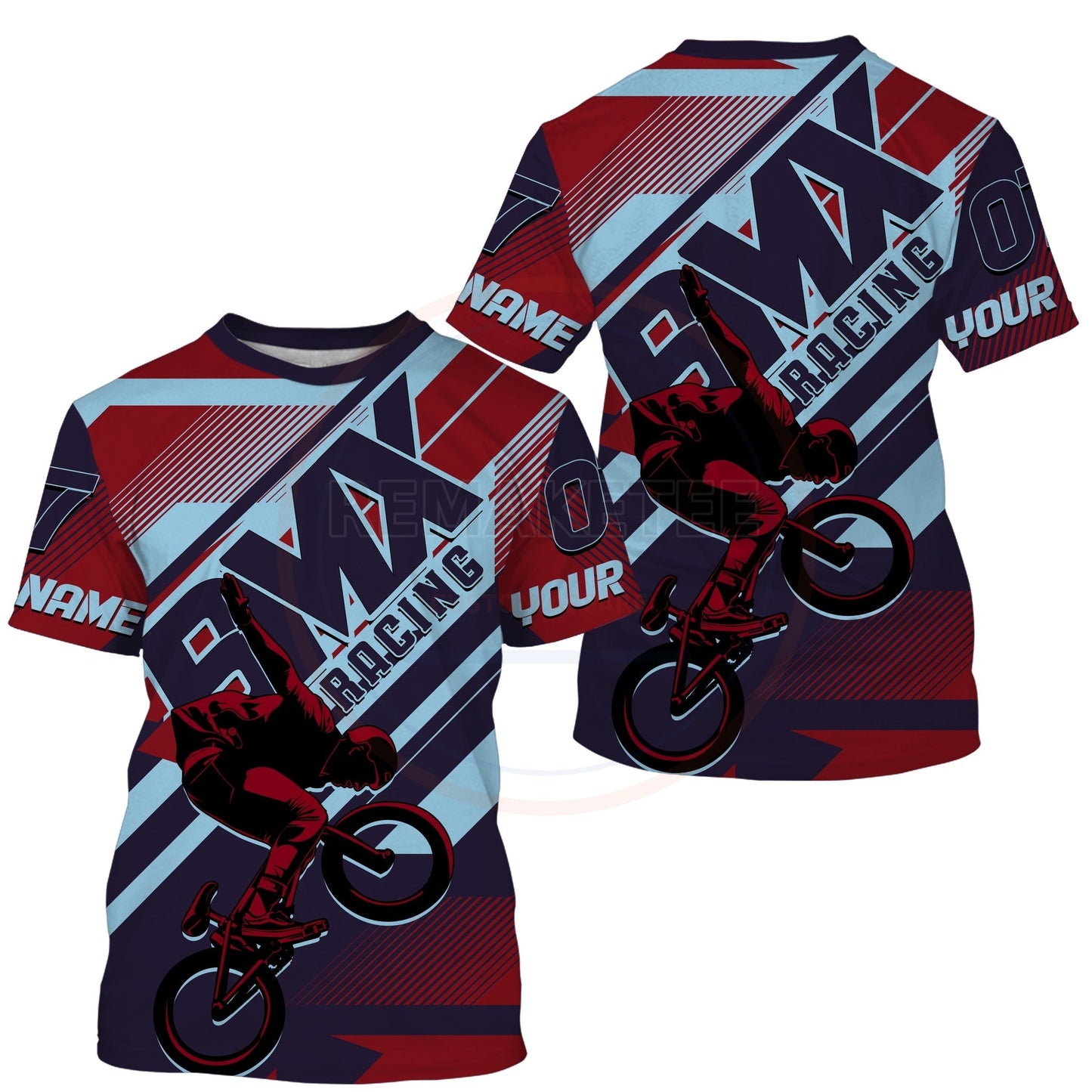 RemakeTee Custom Vintage Retro BMX Racing Jersey 869