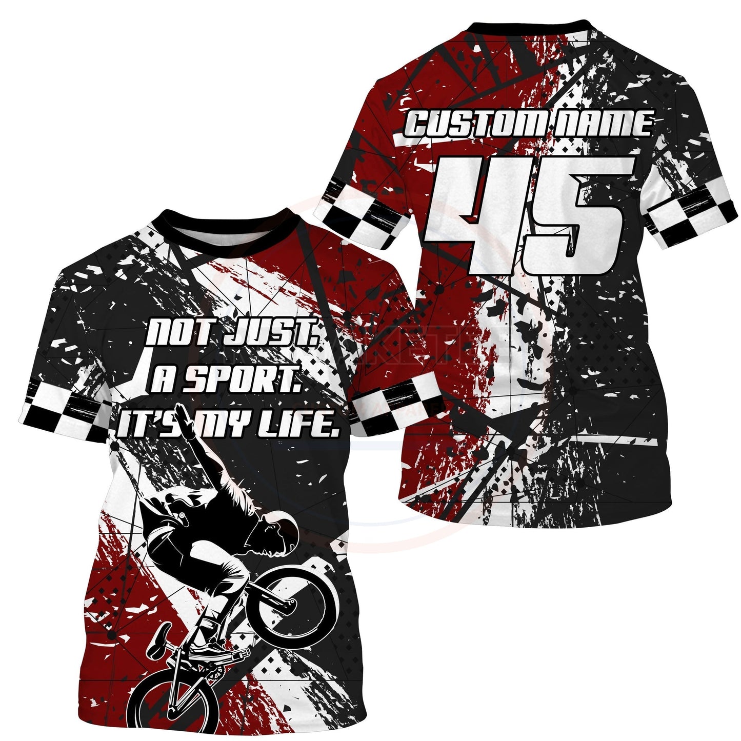 RemakeTee Custom Vintage Retro BMX Racing Jersey 870
