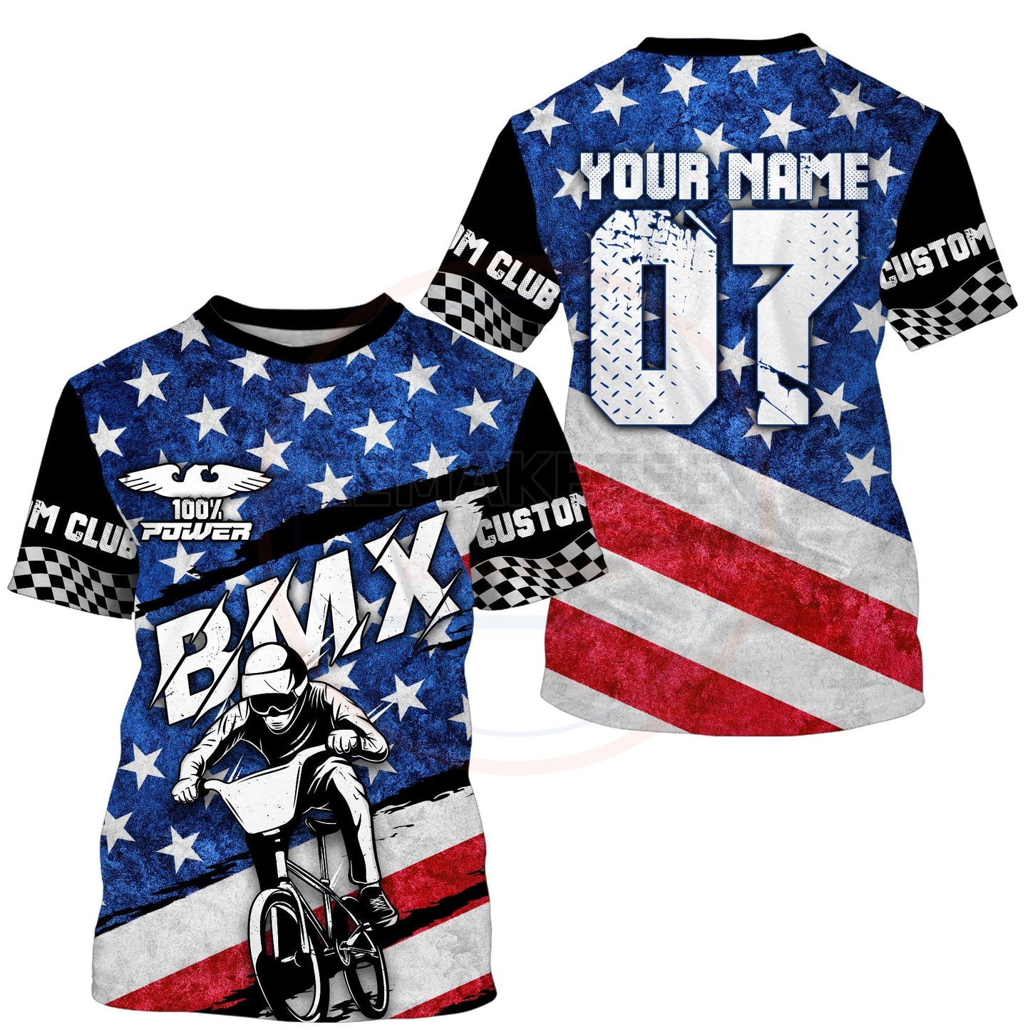 RemakeTee Custom Vintage Retro BMX Racing Jersey 872
