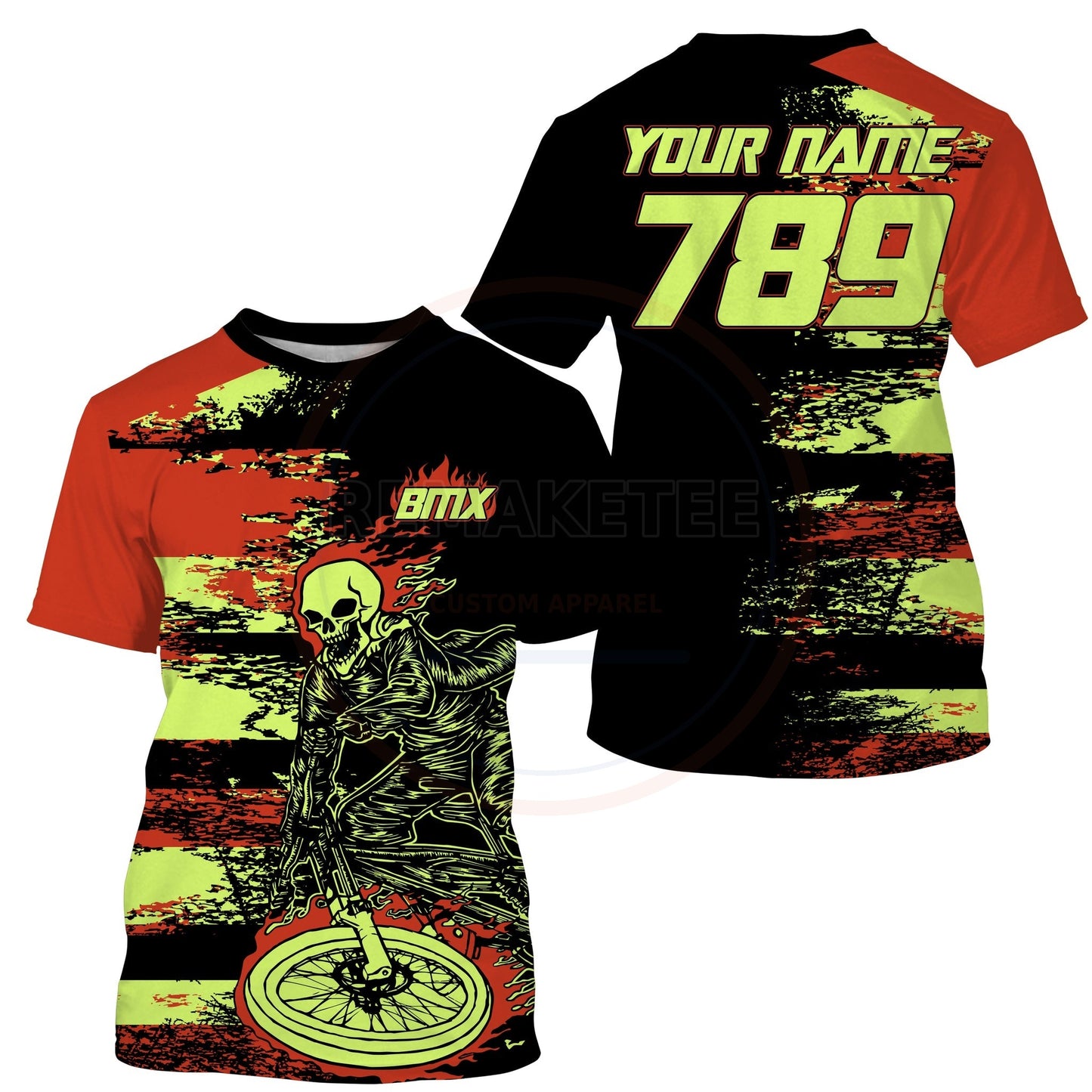 RemakeTee Custom Vintage Retro BMX Racing Jersey 873