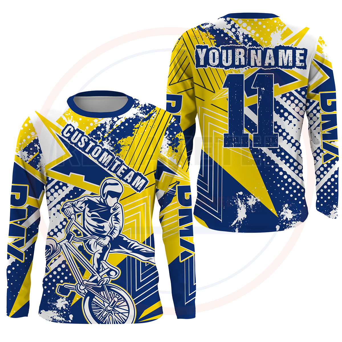 RemakeTee Custom Vintage Retro BMX Racing Jersey 878