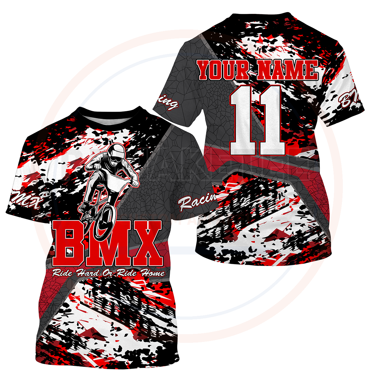 RemakeTee Custom Vintage Retro BMX Racing Jersey 882