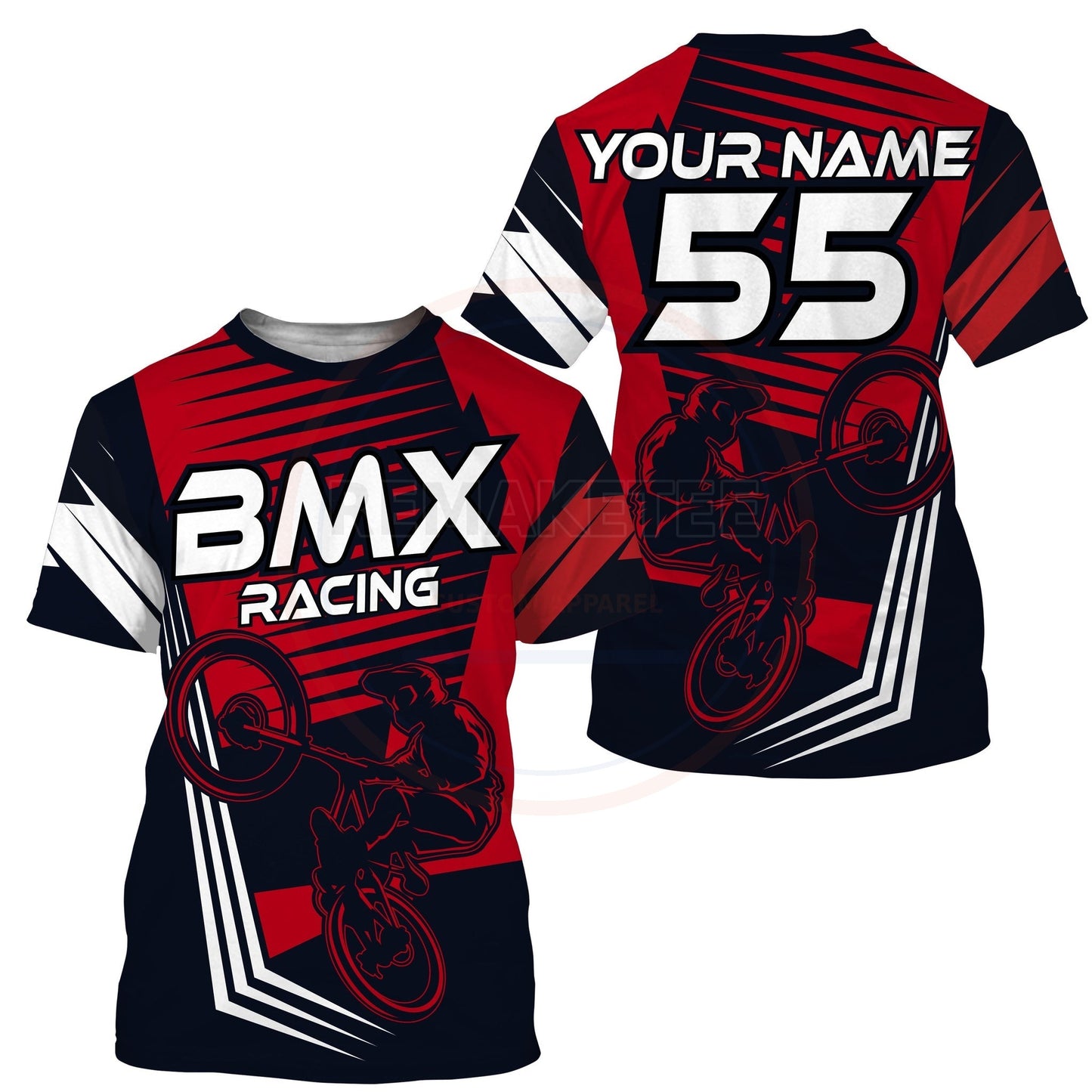 RemakeTee Custom Vintage Retro BMX Racing Jersey 884