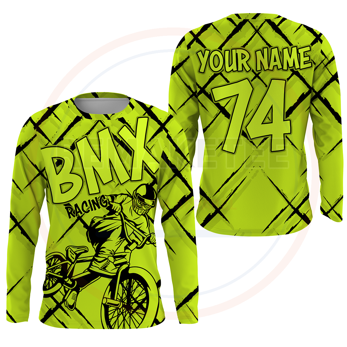 RemakeTee Custom Vintage Retro BMX Racing Jersey 886