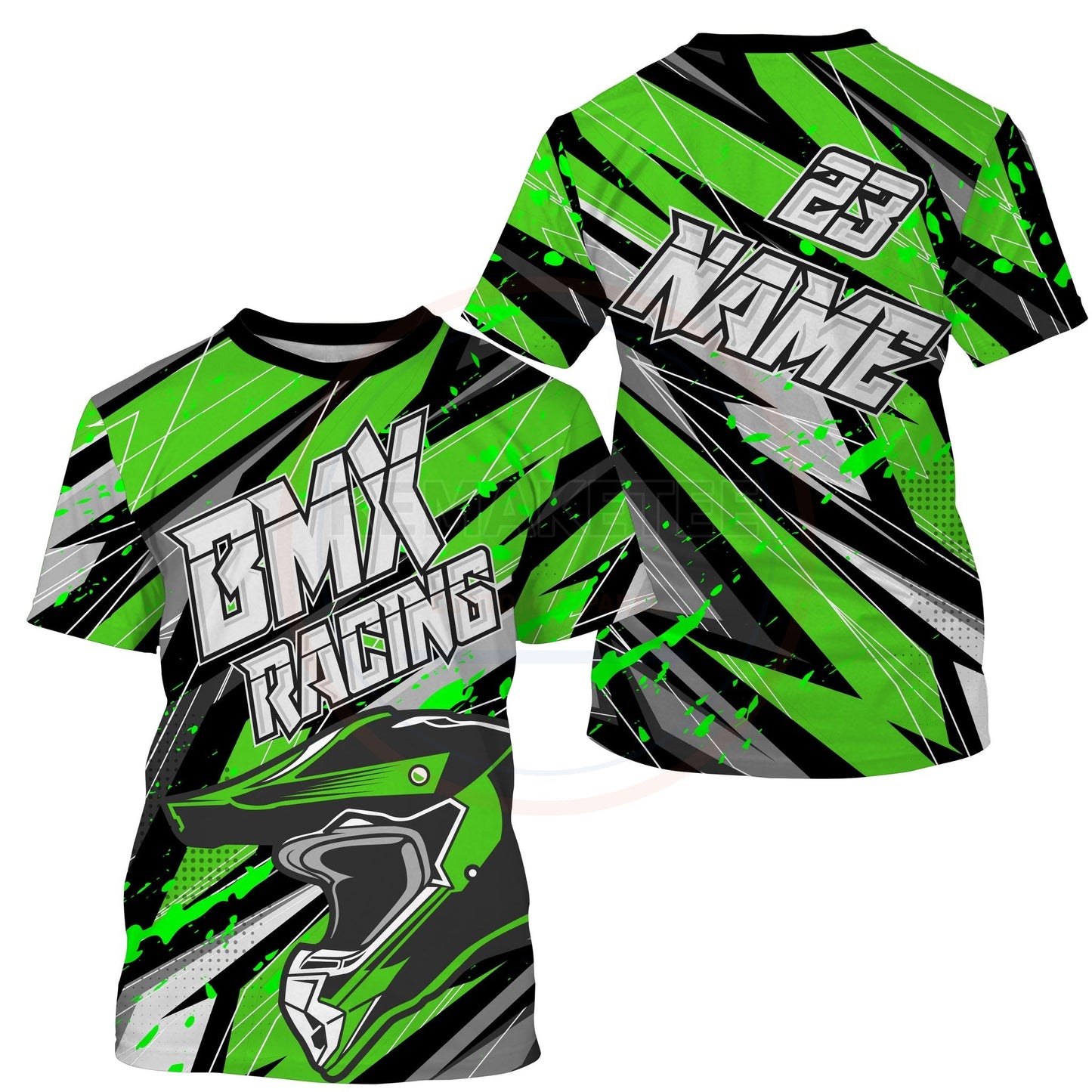 RemakeTee Custom Vintage Retro BMX Racing Jersey 888