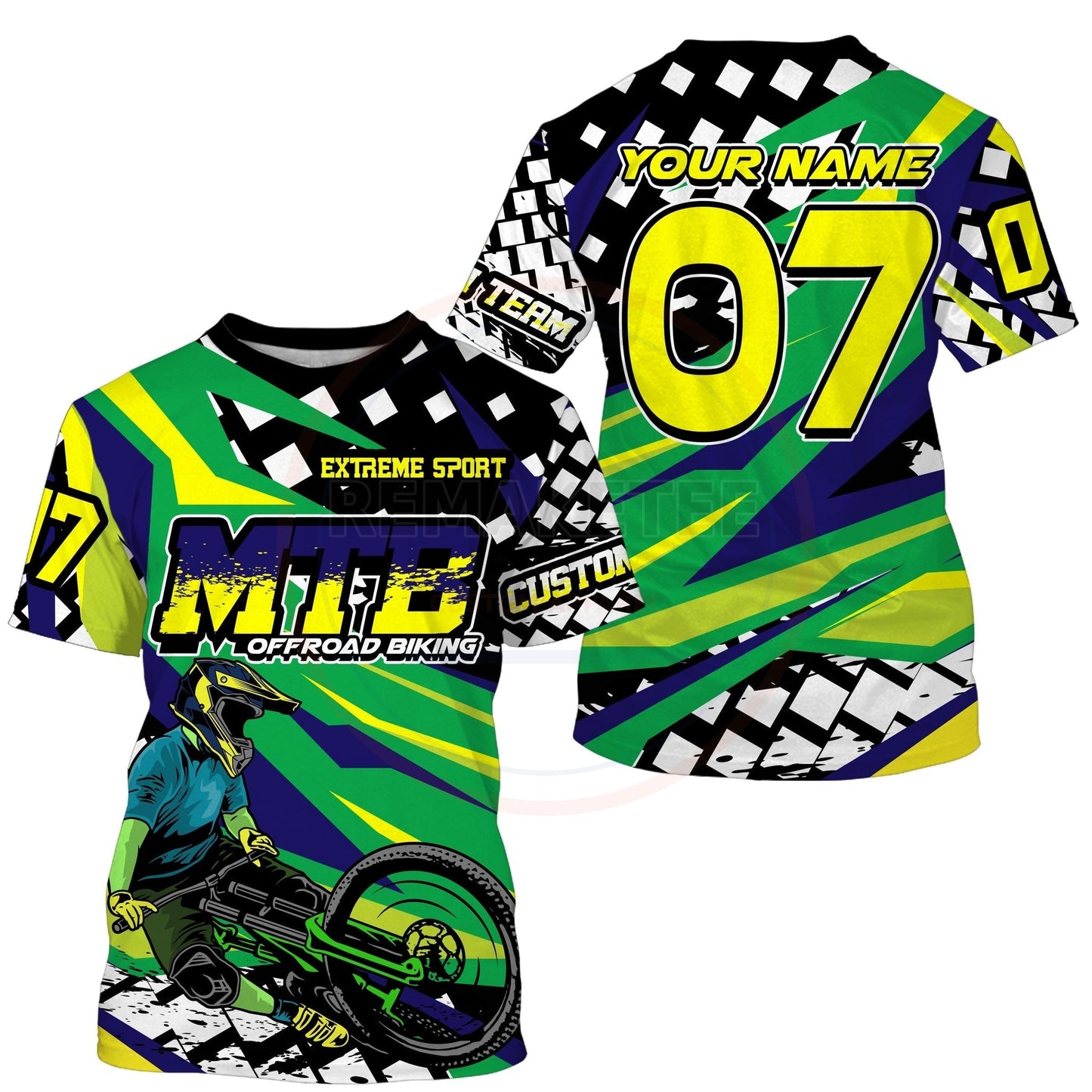 RemakeTee Custom Vintage Retro BMX Racing Jersey 904