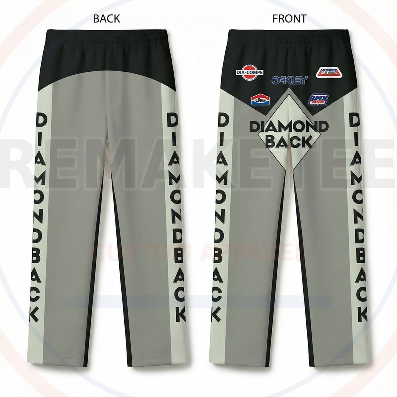 RemakeTee Custom Vintage Retro BMX Racing Long Pants 024