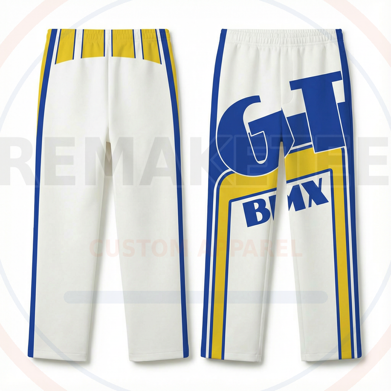 RemakeTee Custom Vintage Retro BMX Racing Long Pants 030