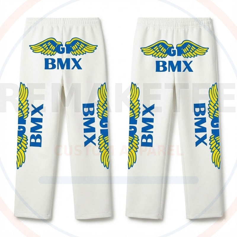 RemakeTee Custom Vintage Retro BMX Racing Long Pants 038