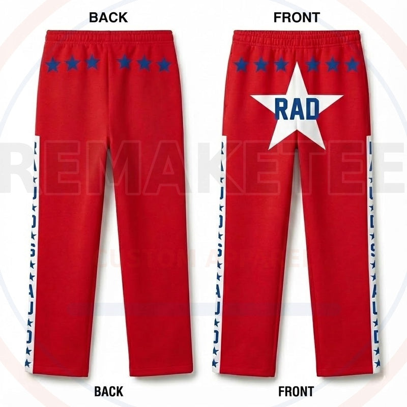 RemakeTee Custom Vintage Retro BMX Racing Long Pants 045