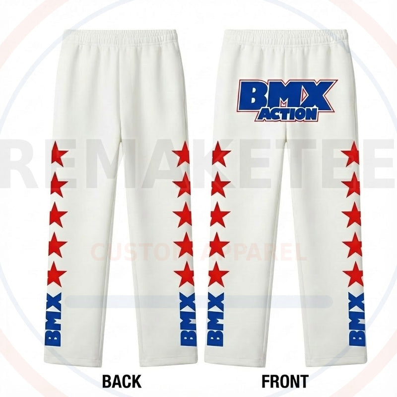 RemakeTee Custom Vintage Retro BMX Racing Long Pants 058