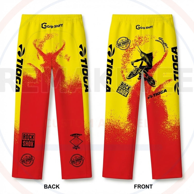RemakeTee Custom Vintage Retro BMX Racing Long Pants 075