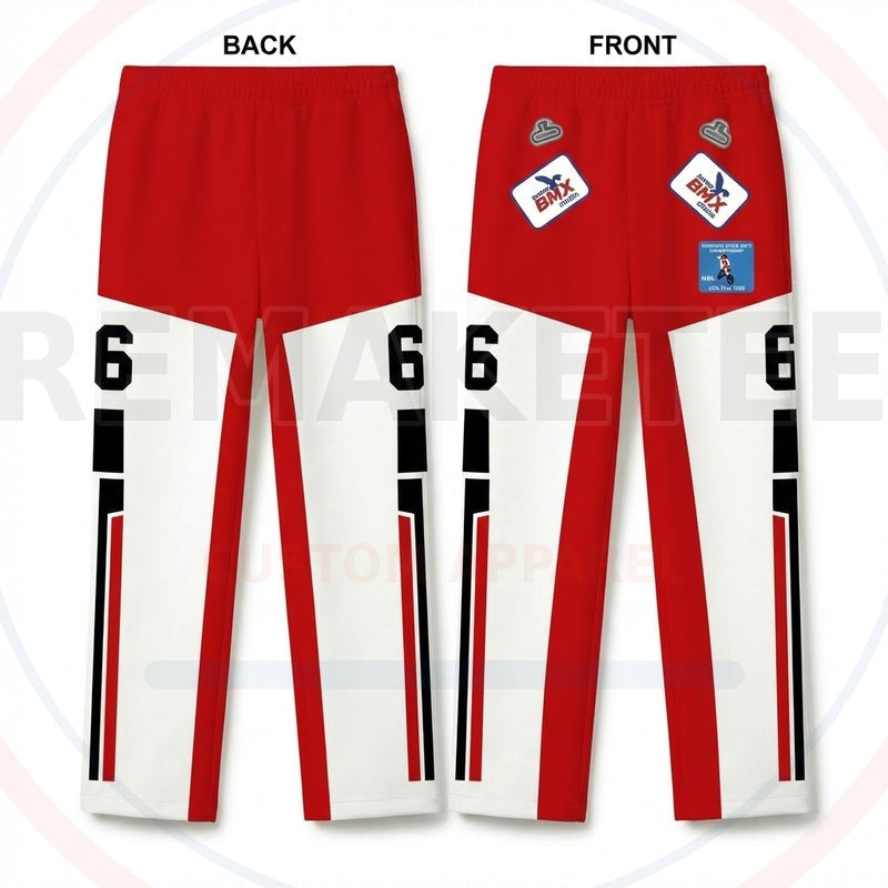 RemakeTee Custom Vintage Retro BMX Racing Long Pants 079