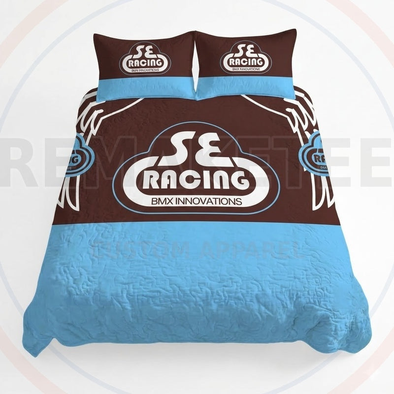 RemakeTee Custom Vintage Retro BMX Racing Quilted Bedding Sets 001