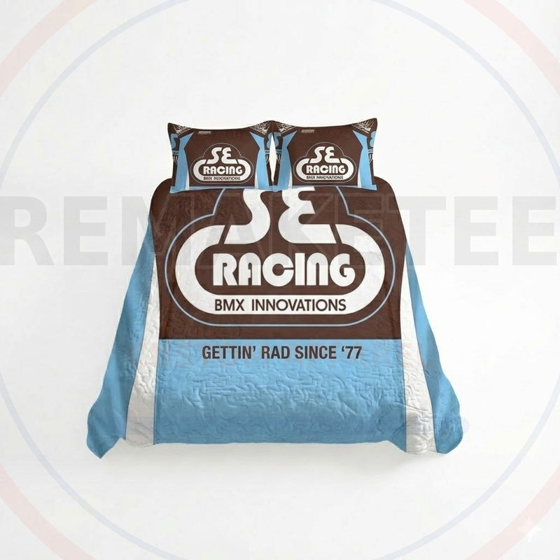 RemakeTee Custom Vintage Retro BMX Racing Quilted Bedding Sets 013