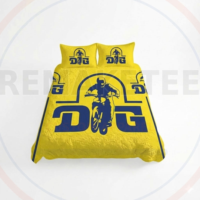 RemakeTee Custom Vintage Retro BMX Racing Quilted Bedding Sets 015
