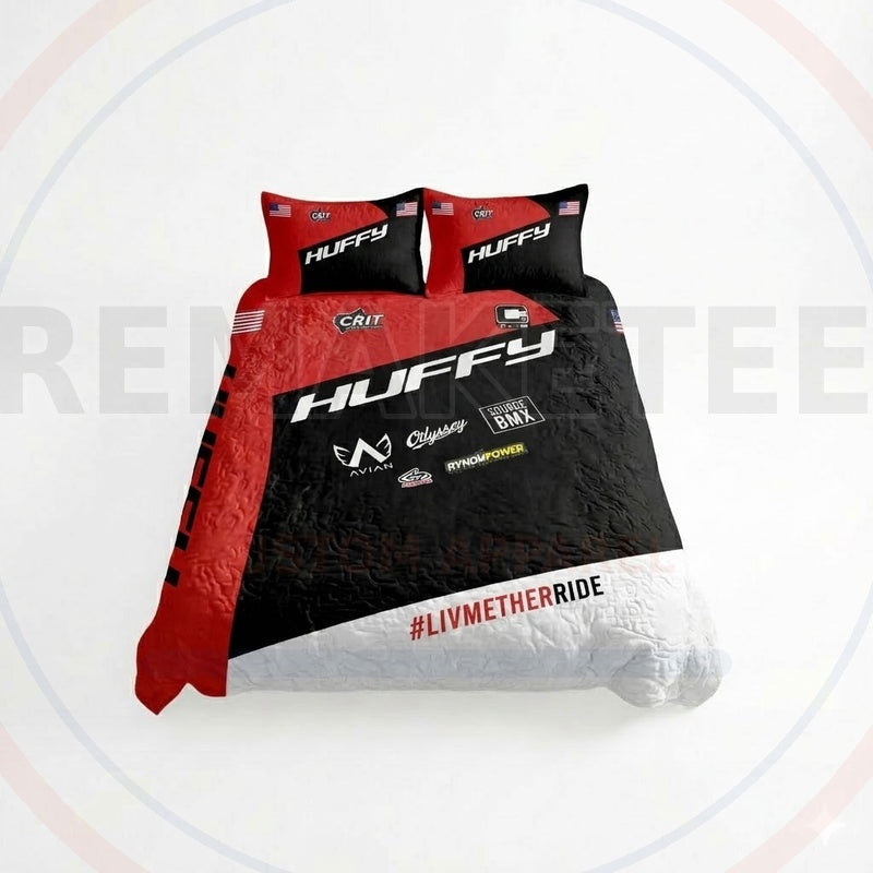 RemakeTee Custom Vintage Retro BMX Racing Quilted Bedding Sets 018