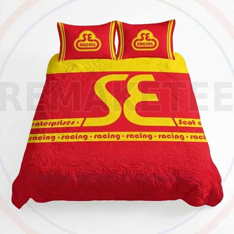 RemakeTee Custom Vintage Retro BMX Racing Quilted Bedding Sets 021