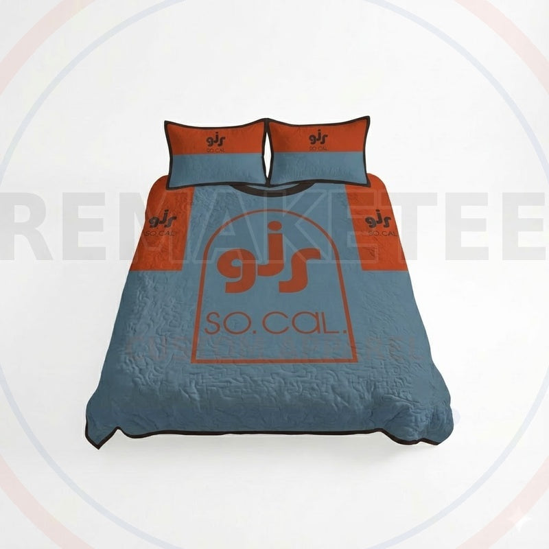 RemakeTee Custom Vintage Retro BMX Racing Quilted Bedding Sets 030
