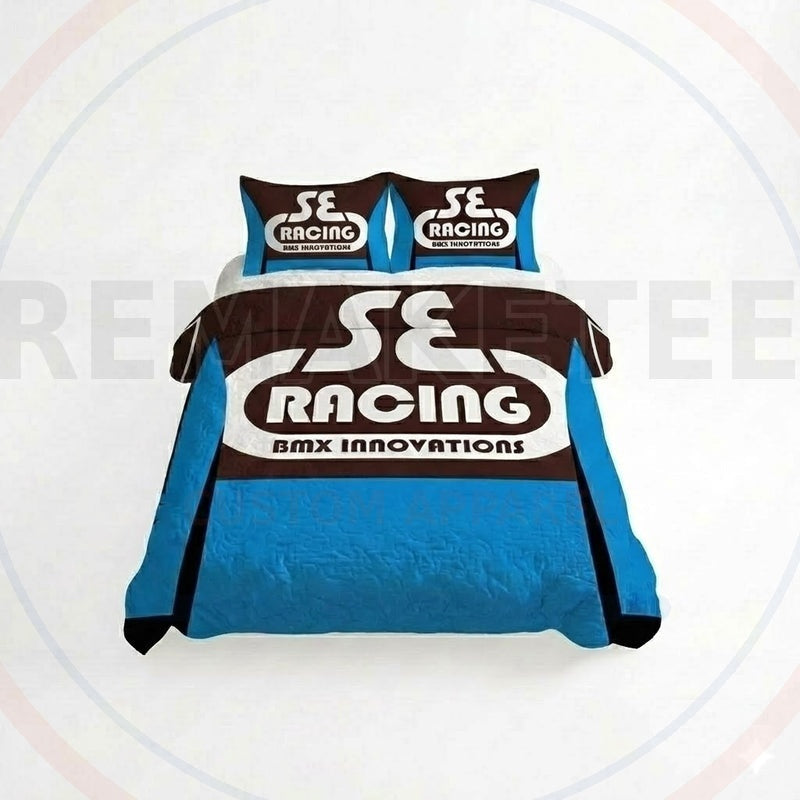 RemakeTee Custom Vintage Retro BMX Racing Quilted Bedding Sets 036