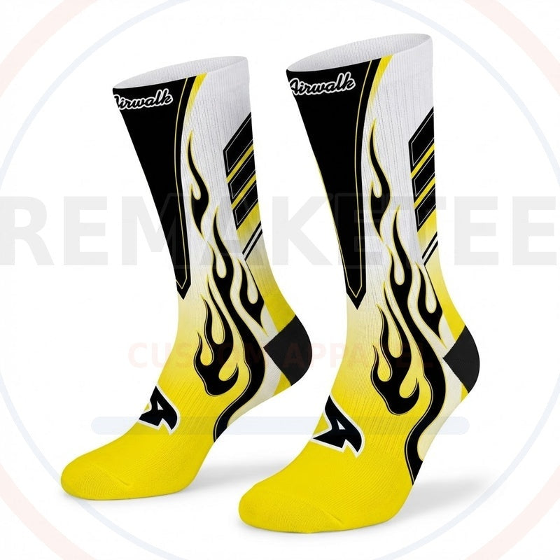 RemakeTee Custom Vintage Retro BMX Racing Socks 001
