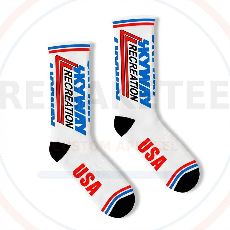RemakeTee Custom Vintage Retro BMX Racing Socks 007