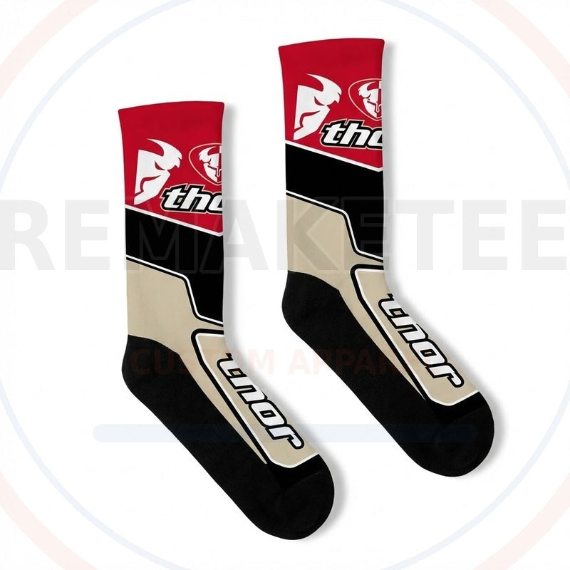 RemakeTee Custom Vintage Retro BMX Racing Socks 008