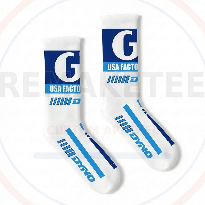 RemakeTee Custom Vintage Retro BMX Racing Socks 012