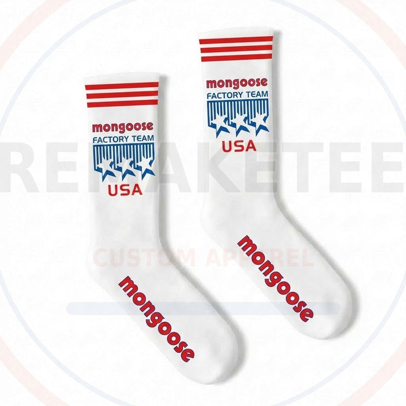 RemakeTee Custom Vintage Retro BMX Racing Socks 015
