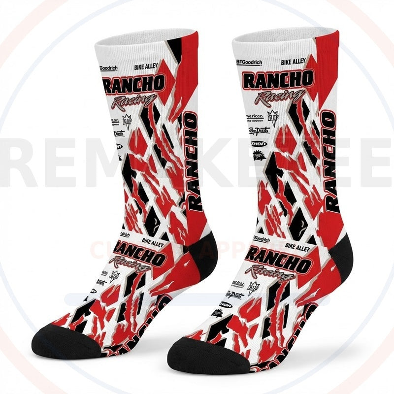 RemakeTee Custom Vintage Retro BMX Racing Socks 018