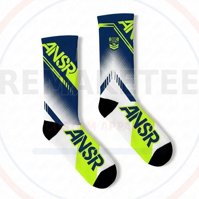 RemakeTee Custom Vintage Retro BMX Racing Socks 023