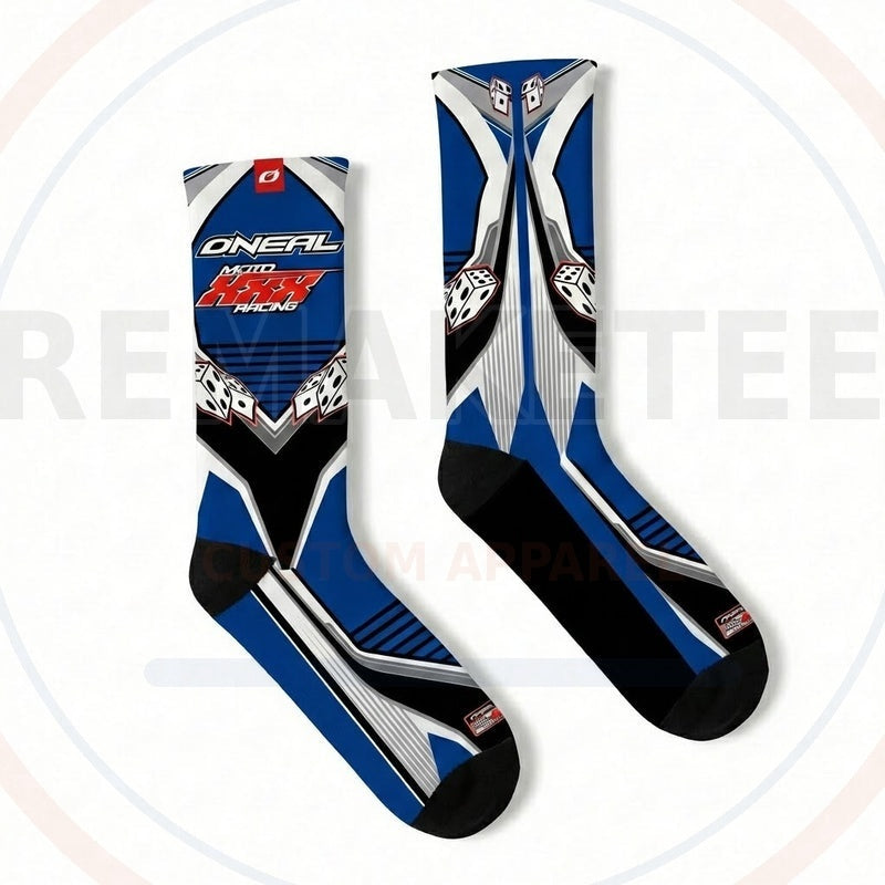 RemakeTee Custom Vintage Retro BMX Racing Socks 028