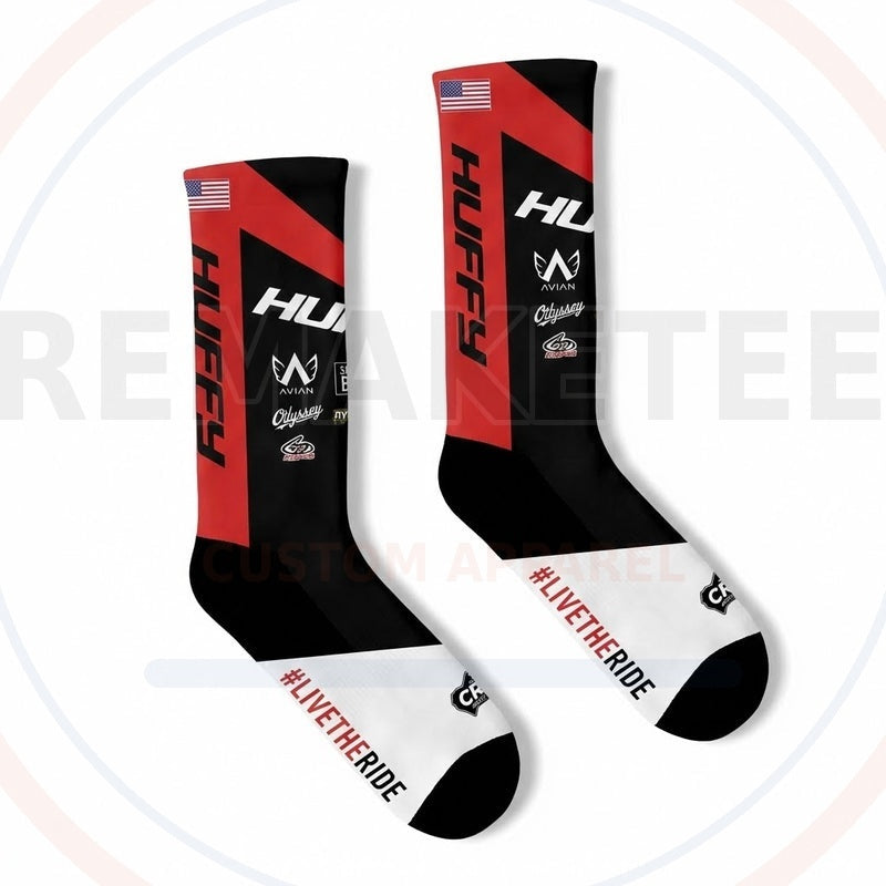 RemakeTee Custom Vintage Retro BMX Racing Socks 033