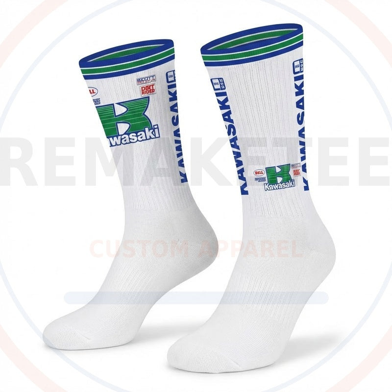 RemakeTee Custom Vintage Retro BMX Racing Socks 035