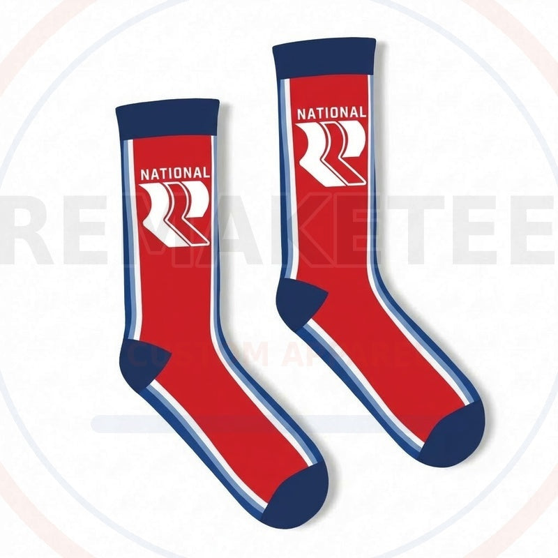 RemakeTee Custom Vintage Retro BMX Racing Socks 038