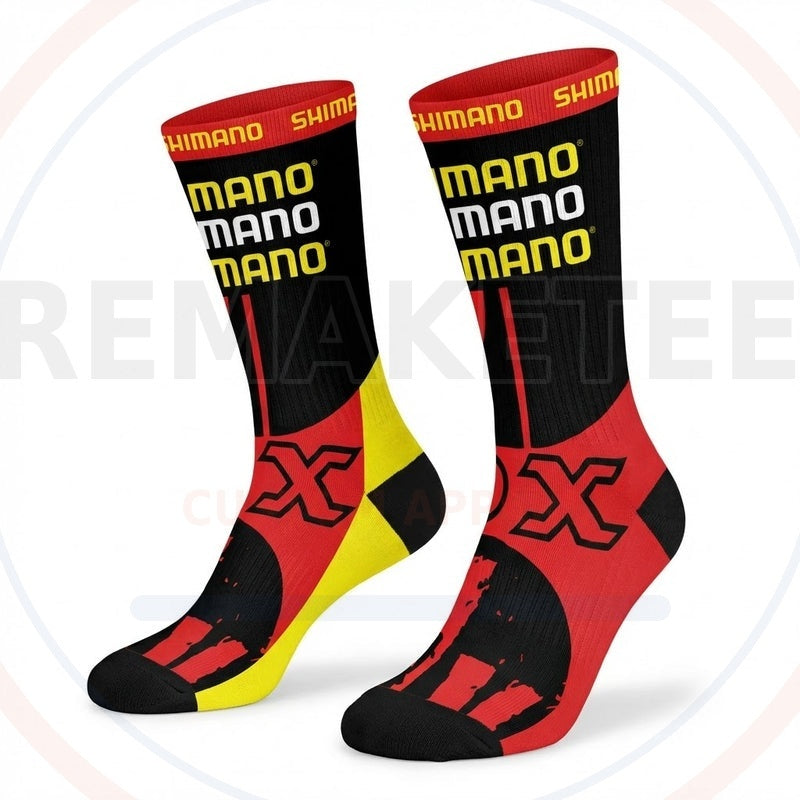 RemakeTee Custom Vintage Retro BMX Racing Socks 044