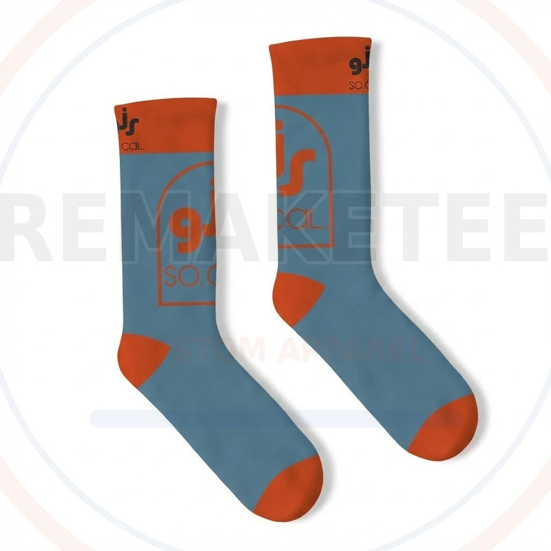 RemakeTee Custom Vintage Retro BMX Racing Socks 058