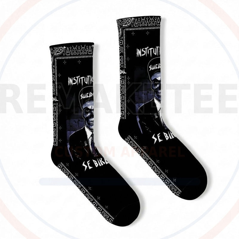 RemakeTee Custom Vintage Retro BMX Racing Socks 060
