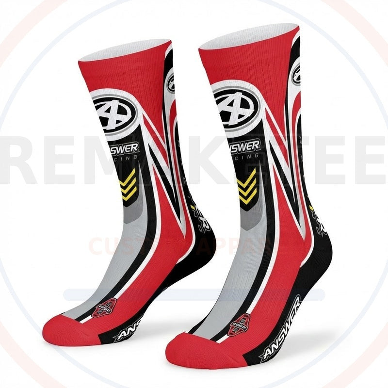 RemakeTee Custom Vintage Retro BMX Racing Socks 062