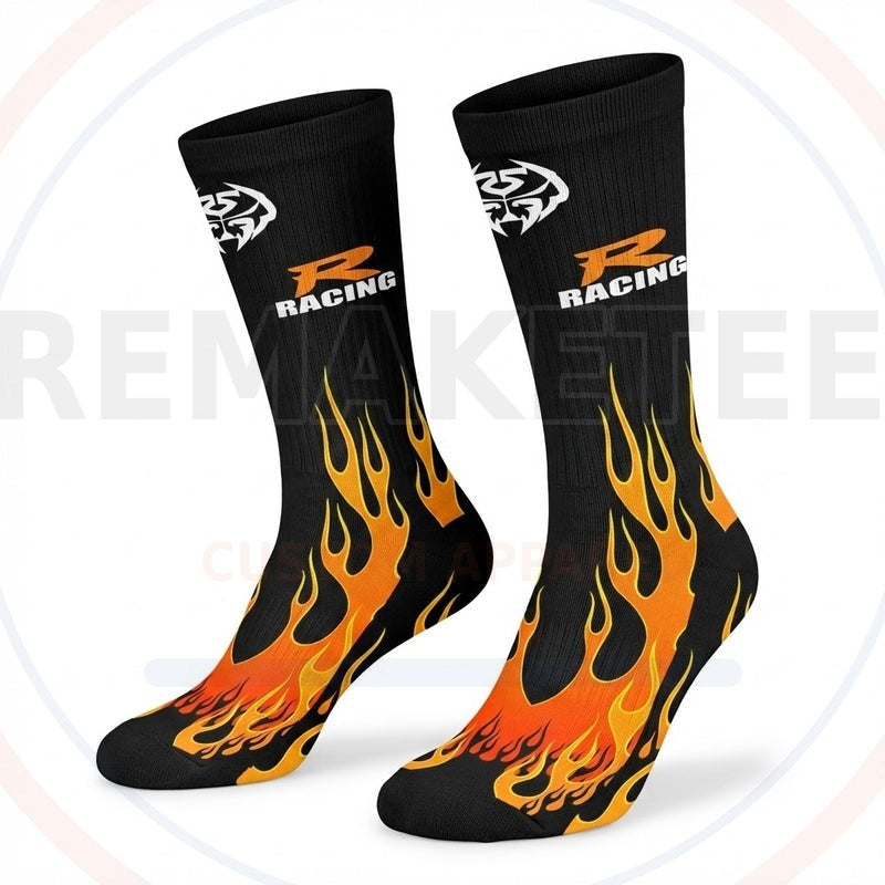 RemakeTee Custom Vintage Retro BMX Racing Socks 065
