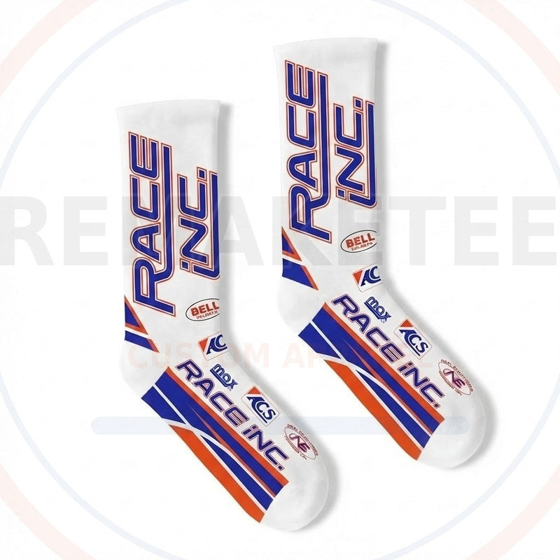 RemakeTee Custom Vintage Retro BMX Racing Socks 073