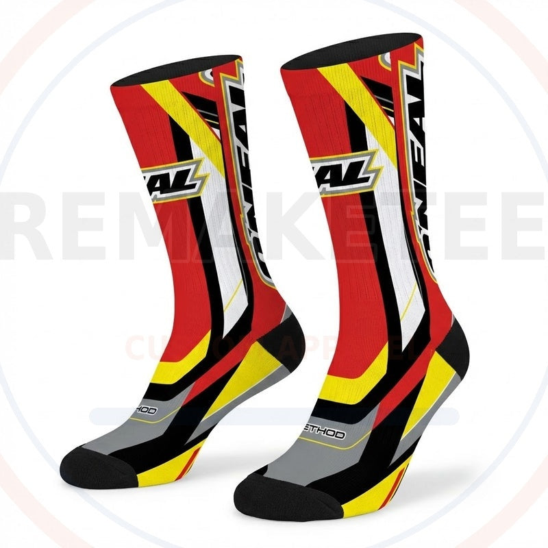 RemakeTee Custom Vintage Retro BMX Racing Socks 076
