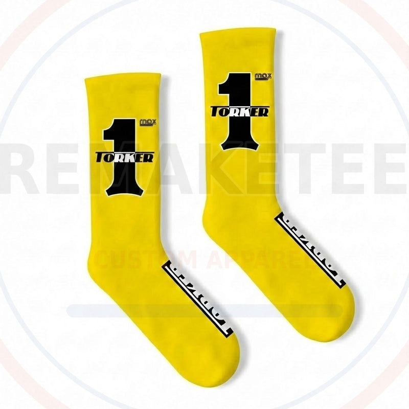 RemakeTee Custom Vintage Retro BMX Racing Socks 080