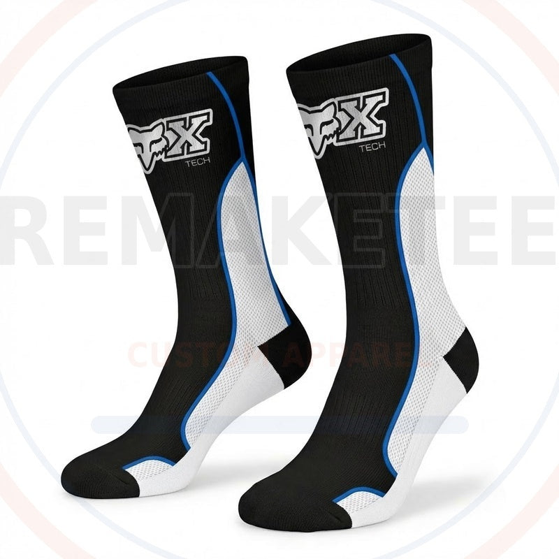 RemakeTee Custom Vintage Retro BMX Racing Socks 081