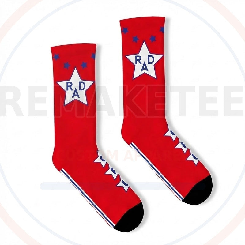 RemakeTee Custom Vintage Retro BMX Racing Socks 082
