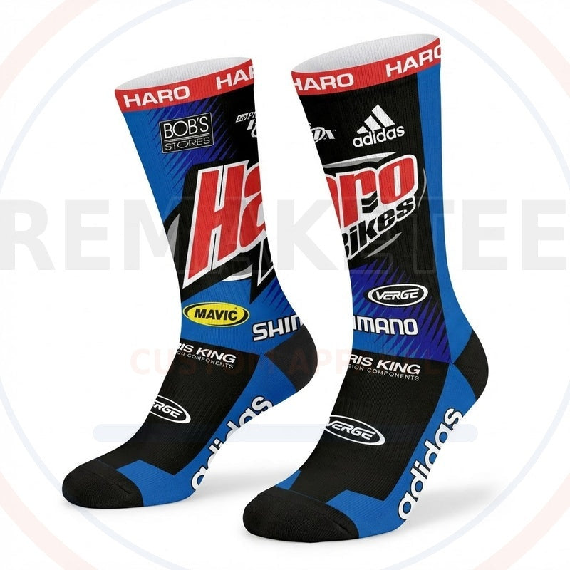 RemakeTee Custom Vintage Retro BMX Racing Socks 084