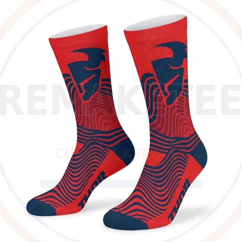 RemakeTee Custom Vintage Retro BMX Racing Socks 093