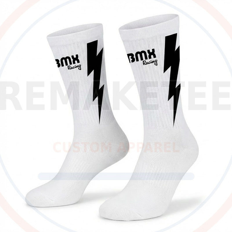 RemakeTee Custom Vintage Retro BMX Racing Socks 095